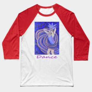 Dancer woman girl at mardi gras Baseball T-Shirt